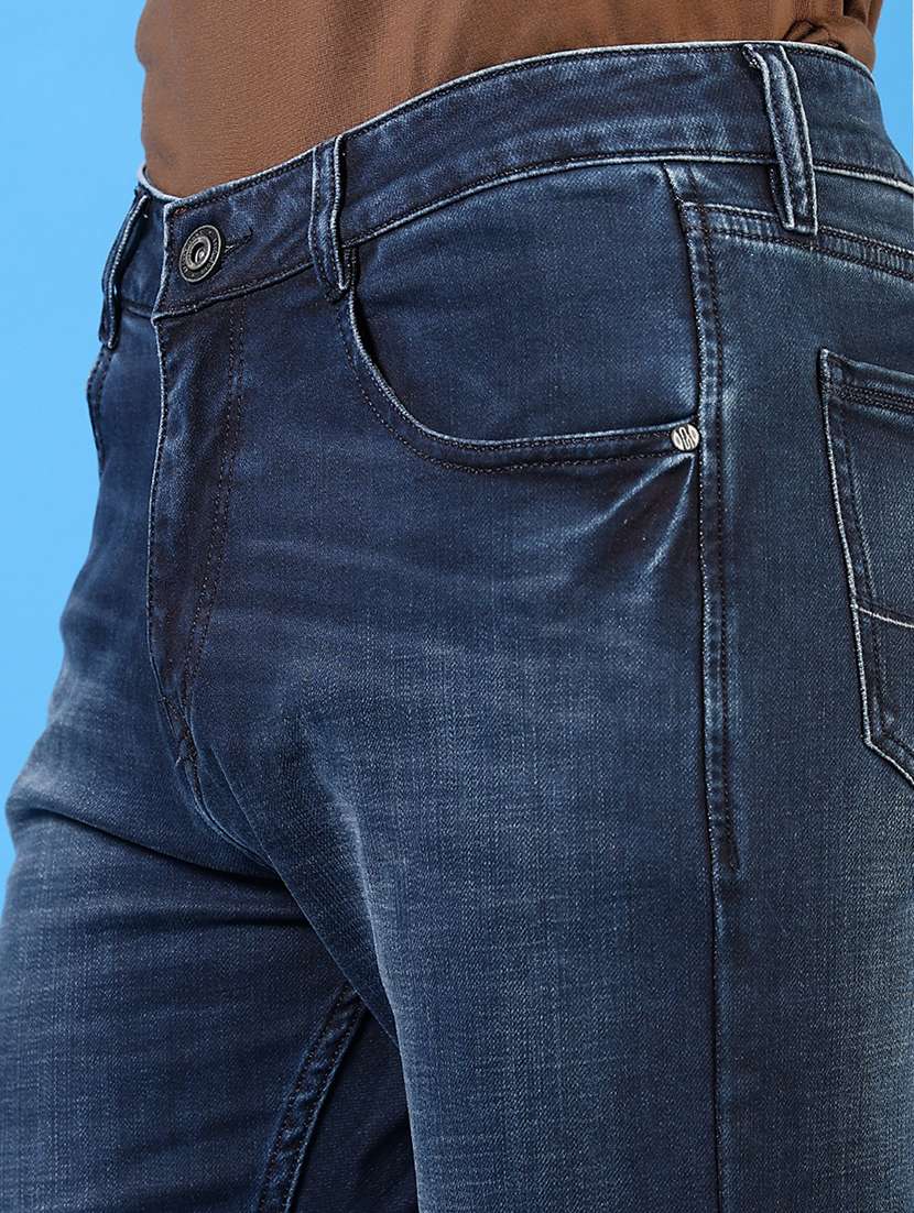 men solid mid rise slim fit jean - 21731479 -  Standard Image - 5