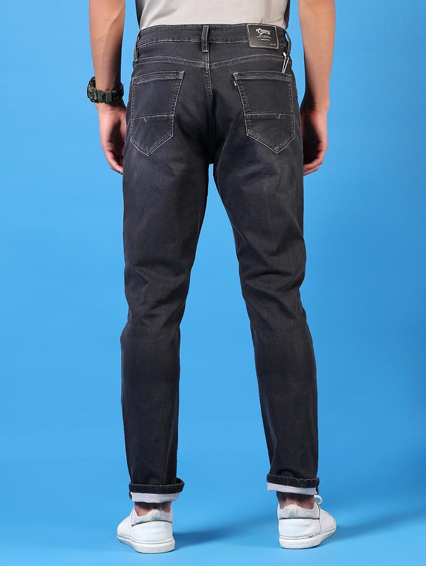 men plain mid rise jeans - 21731487 - Standard Image - 3