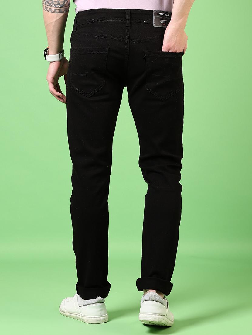 men plain mid rise jeans - 21731488 - Standard Image - 3
