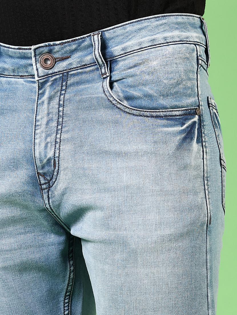 men washed mid rise jeans - 21731498 - Standard Image - 5