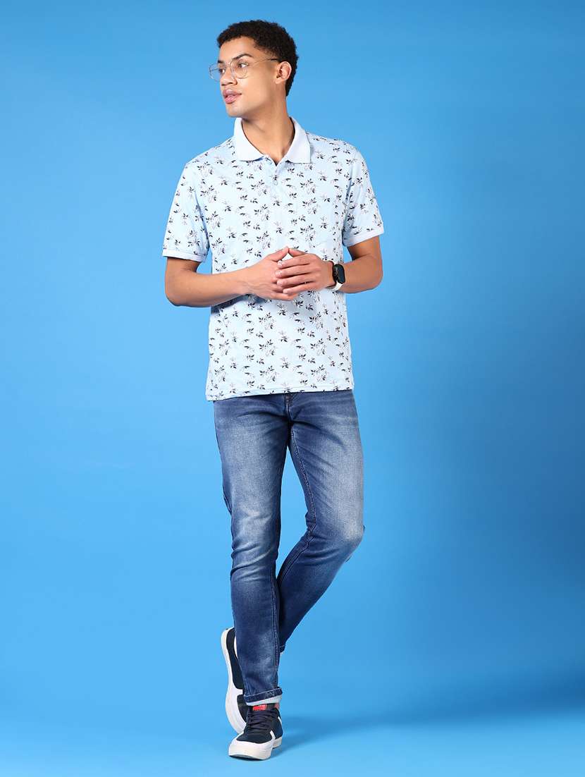 Men Washed Mid Rise Jeans - 21731501 -  Standard Image - 5