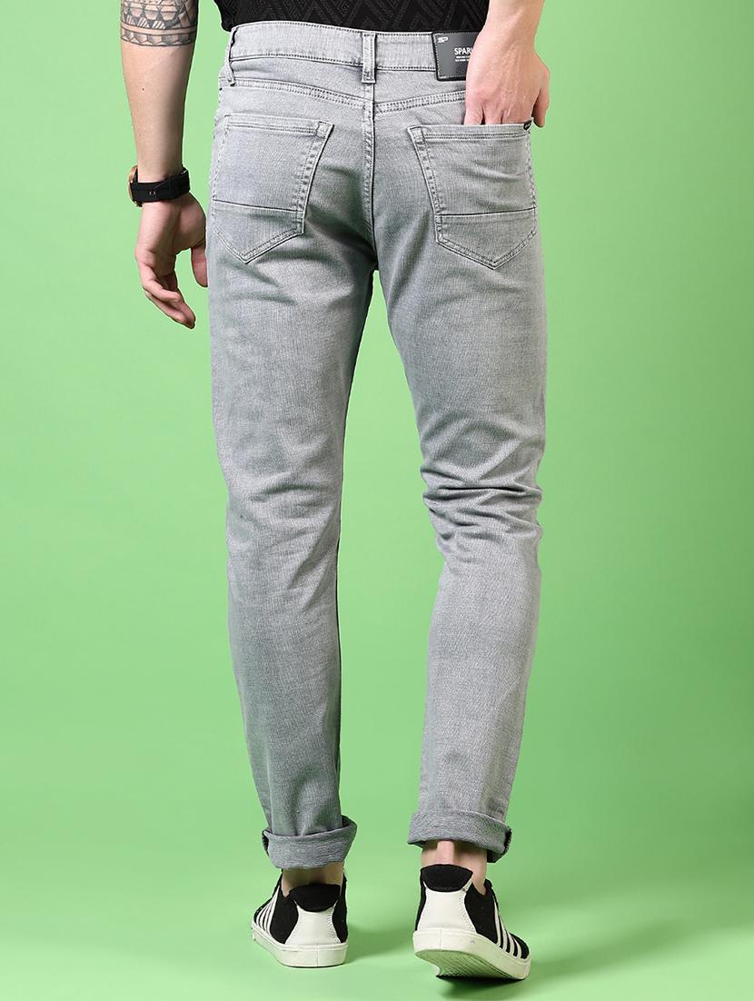 men plain mid rise jeans - 21731508 - Standard Image - 3
