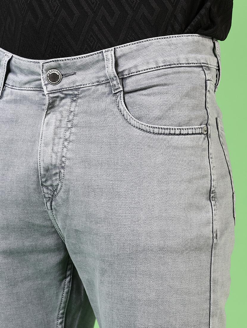 men plain mid rise jeans - 21731508 - Standard Image - 5