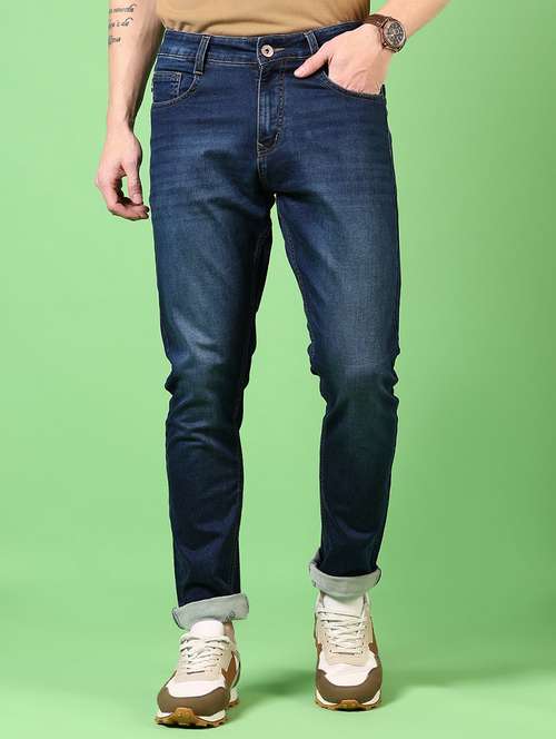 men washed mid rise jeans - 21731510 -  Standard Image - 0