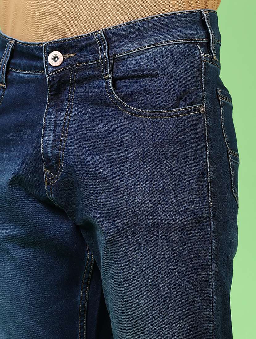 men washed mid rise jeans - 21731510 -  Standard Image - 5