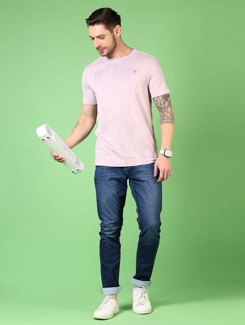 men printed short sleeve t-shirt - 21731530 -  Standard Image - 3