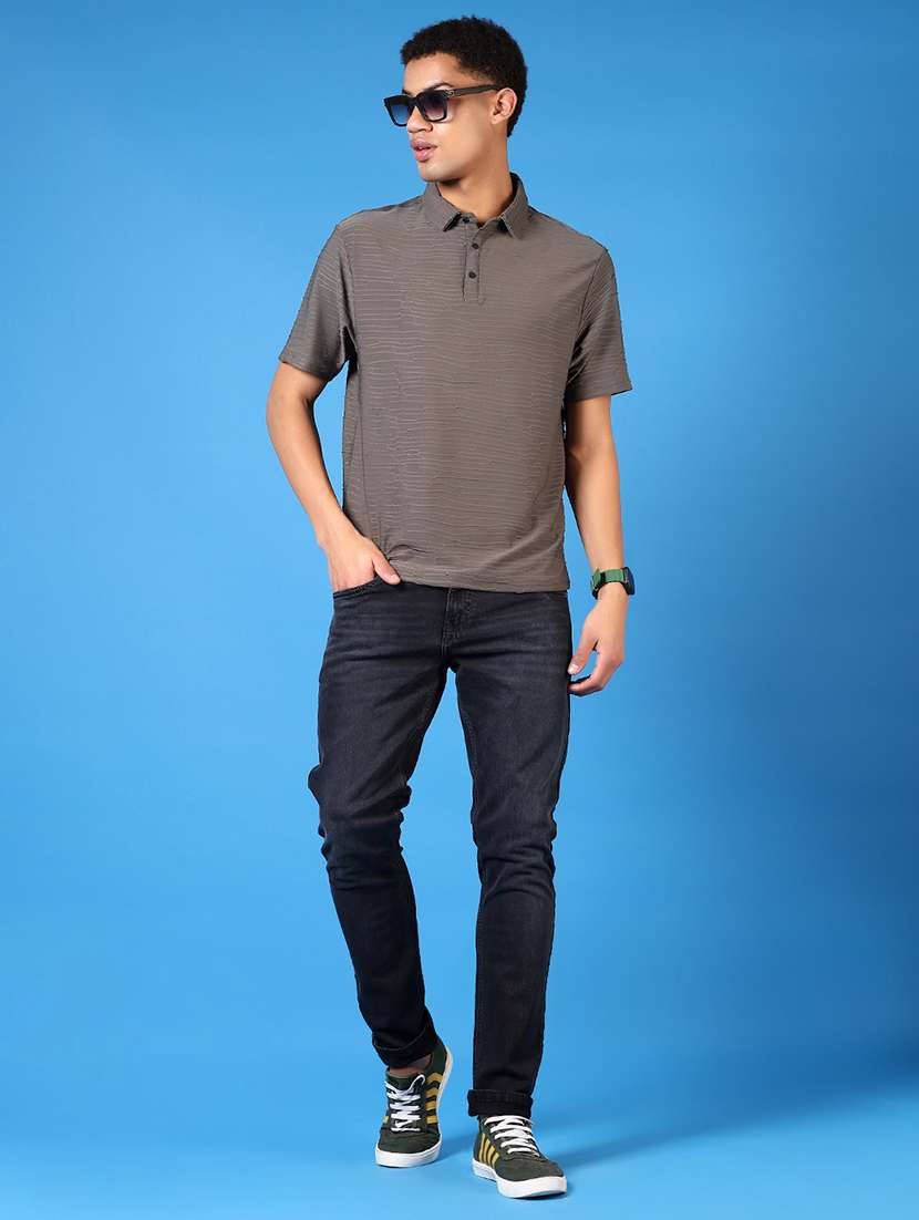 men short sleeves plain polo t-shirt - 21731559 -  Standard Image - 3