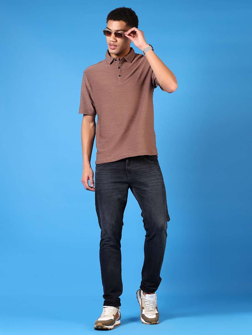 men short sleeves plain polo t-shirt - 21731560 - Standard Image - 3