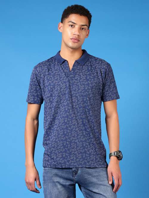 men short sleeves printed polo t-shirt - 21731575 - Standard Image - 0