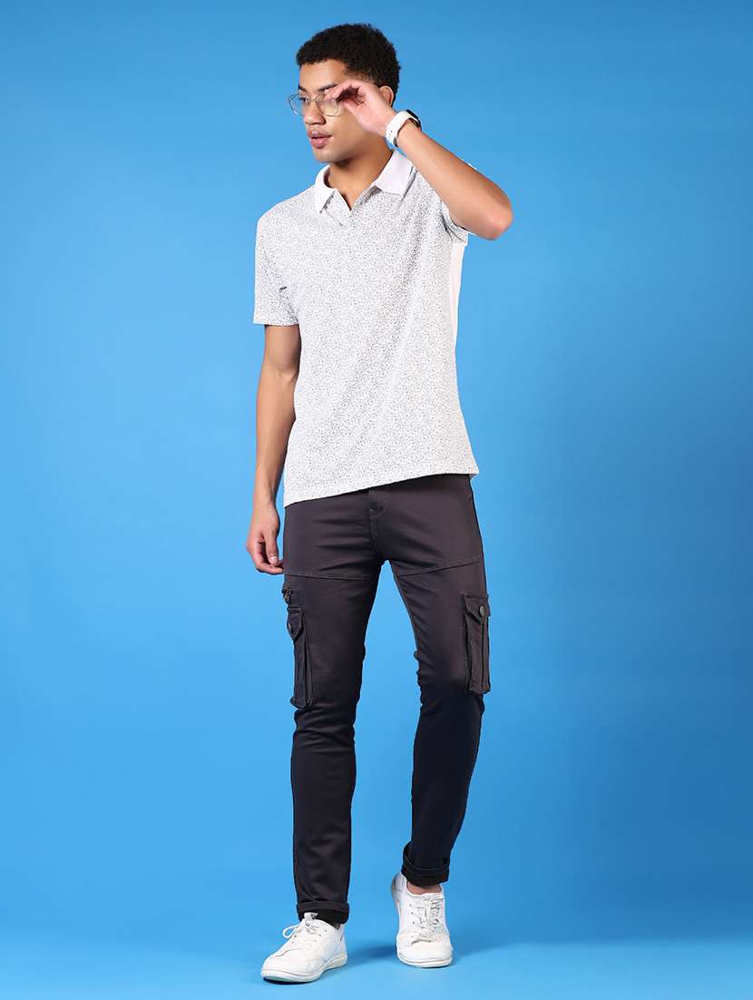 men short sleeves printed polo t-shirt - 21731577 -  Standard Image - 3