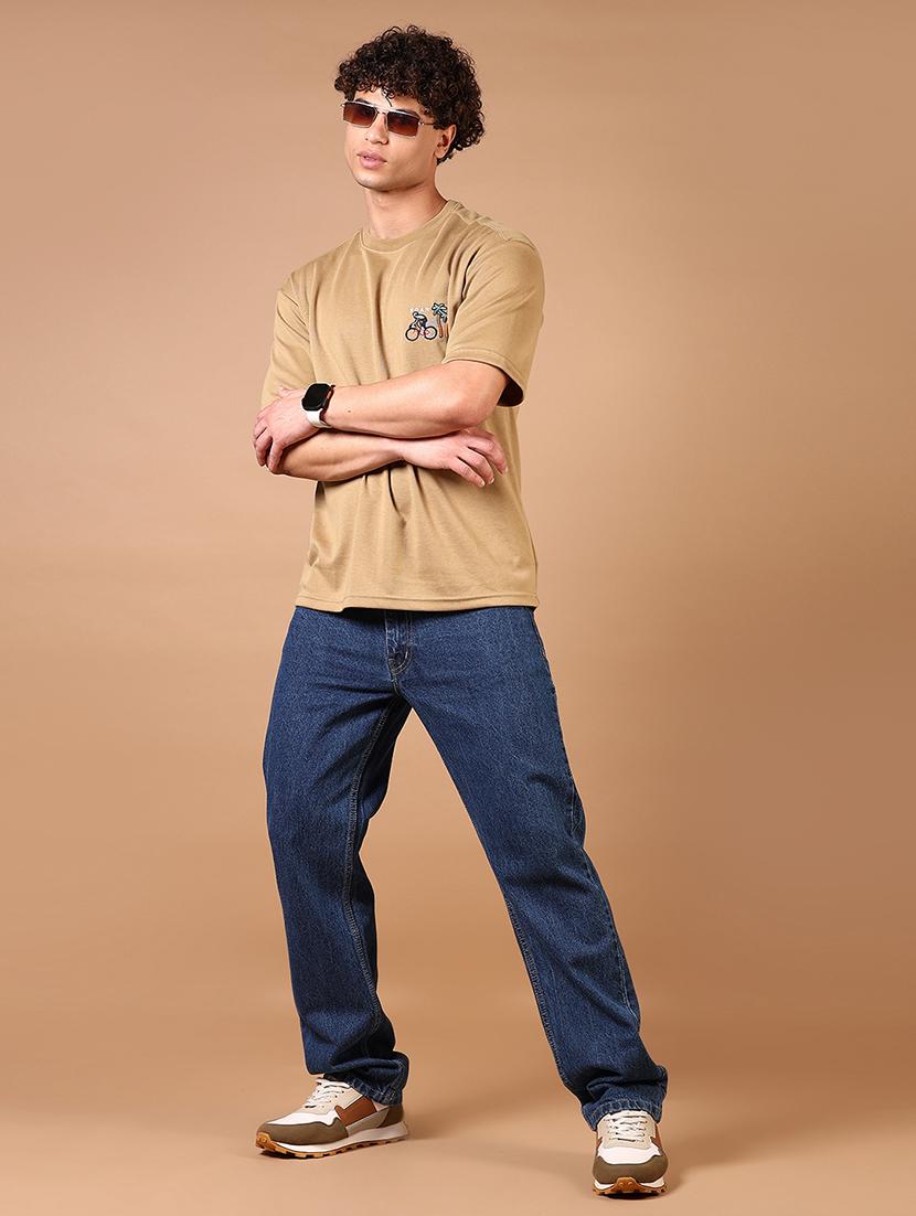 men short sleeves front & back print t-shirt - 21731585 - Standard Image - 3