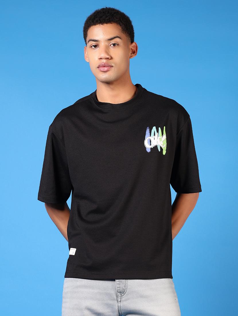 men short sleeves front & back print t-shirt - 21731592 -  Zoom Image - 0