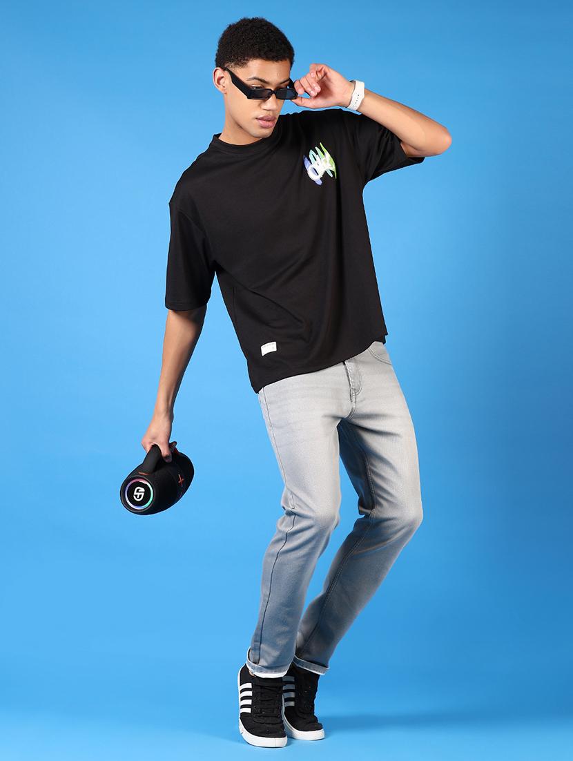 men short sleeves front & back print t-shirt - 21731592 - Standard Image - 3