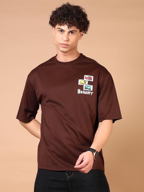 men short sleeves front & back print t-shirt - 21731595 - Standard Image - 0