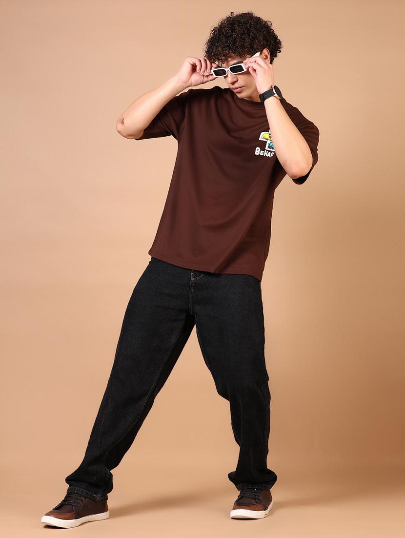 men short sleeves front & back print t-shirt - 21731595 - Standard Image - 3