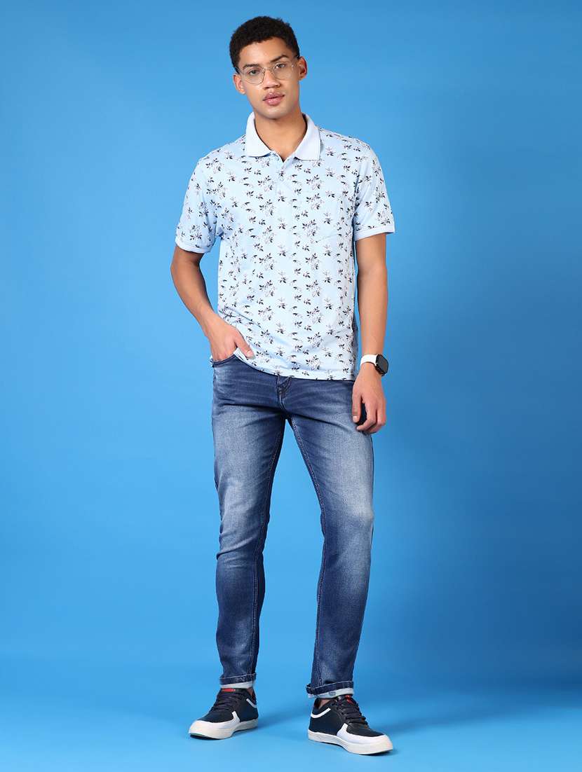 men short sleeves printed polo t-shirt - 21731603 -  Standard Image - 3