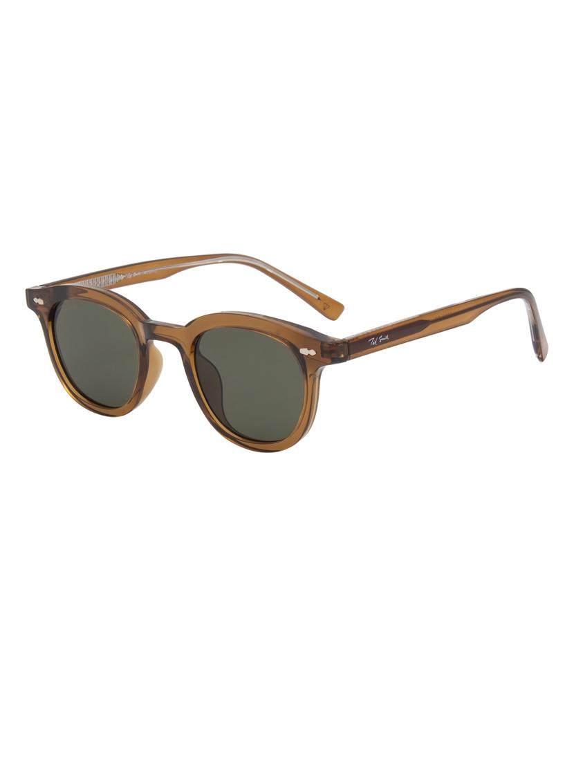 ted smith iconic uv protection demi brown sunglasses for mens womens - 21731637 - Standard Image - 3