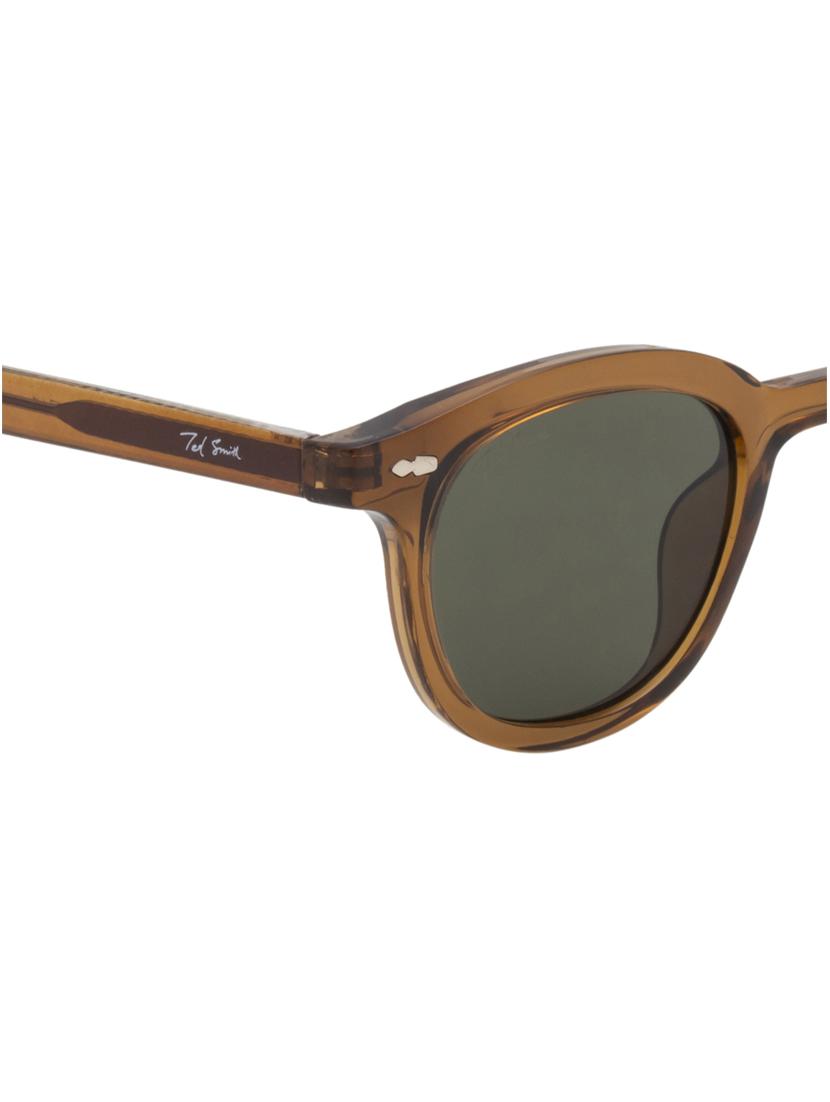 ted smith iconic uv protection demi brown sunglasses for mens womens - 21731637 - Standard Image - 5