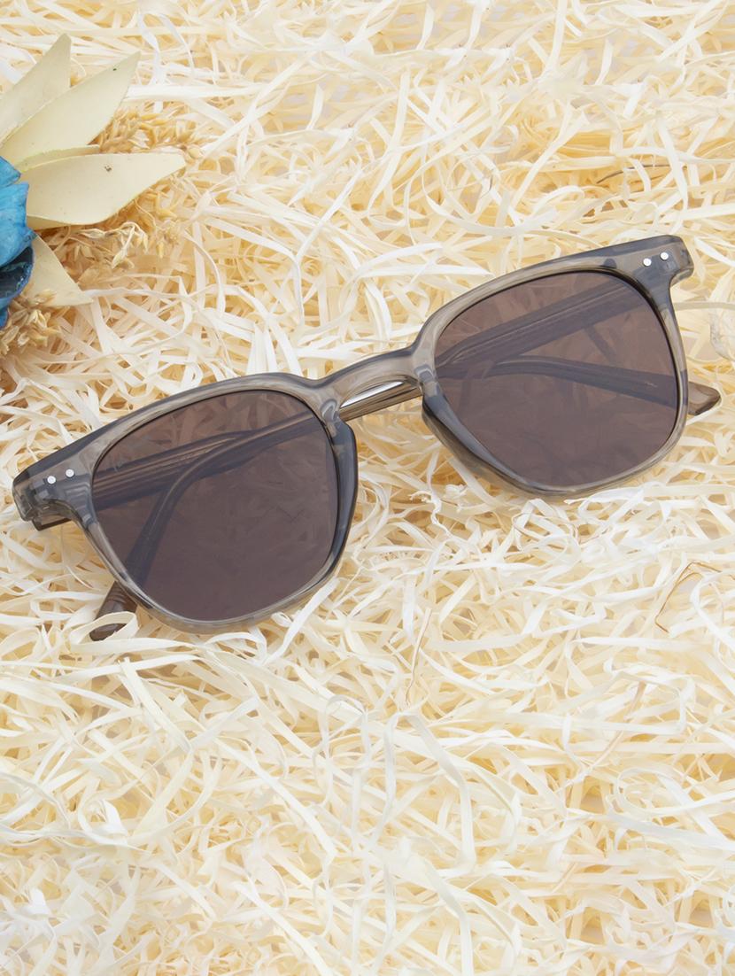 ted smith iconic uv protection grey sunglasses for mens womens - 21731638 -  Zoom Image - 0