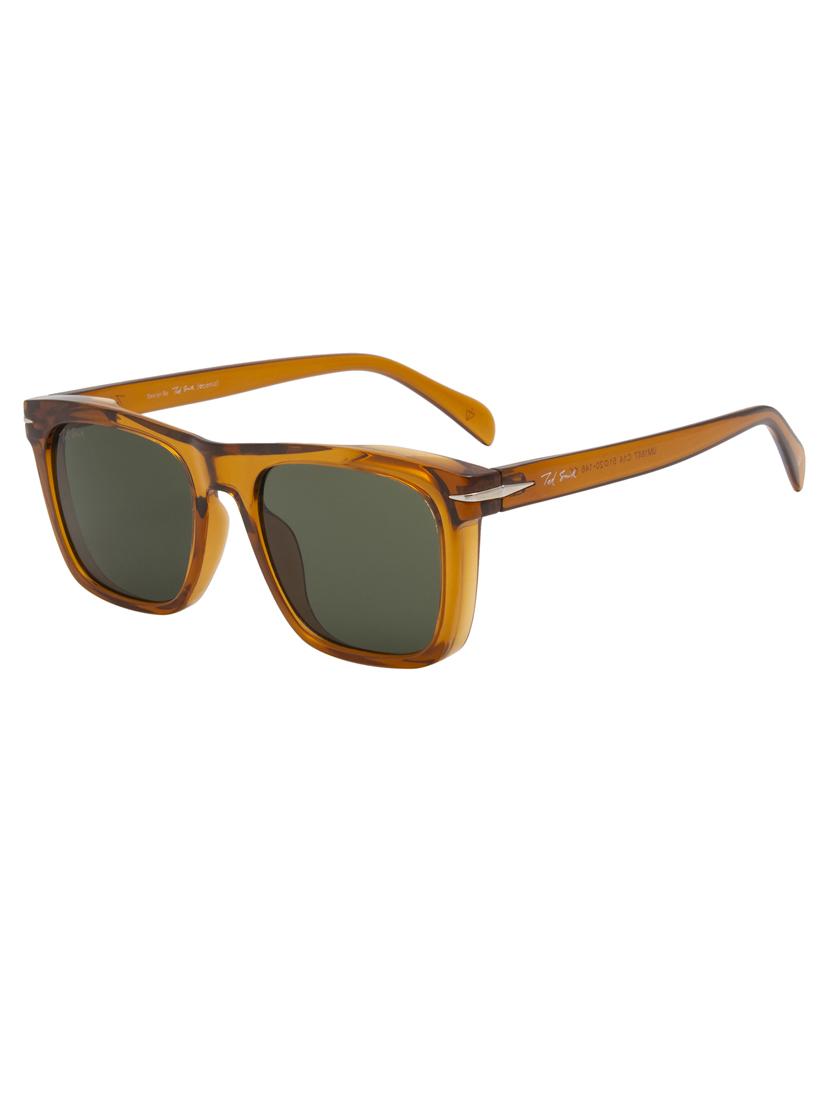 ted smith iconic uv protection black & brown sunglasses for mens womens - 21731654 - Standard Image - 3