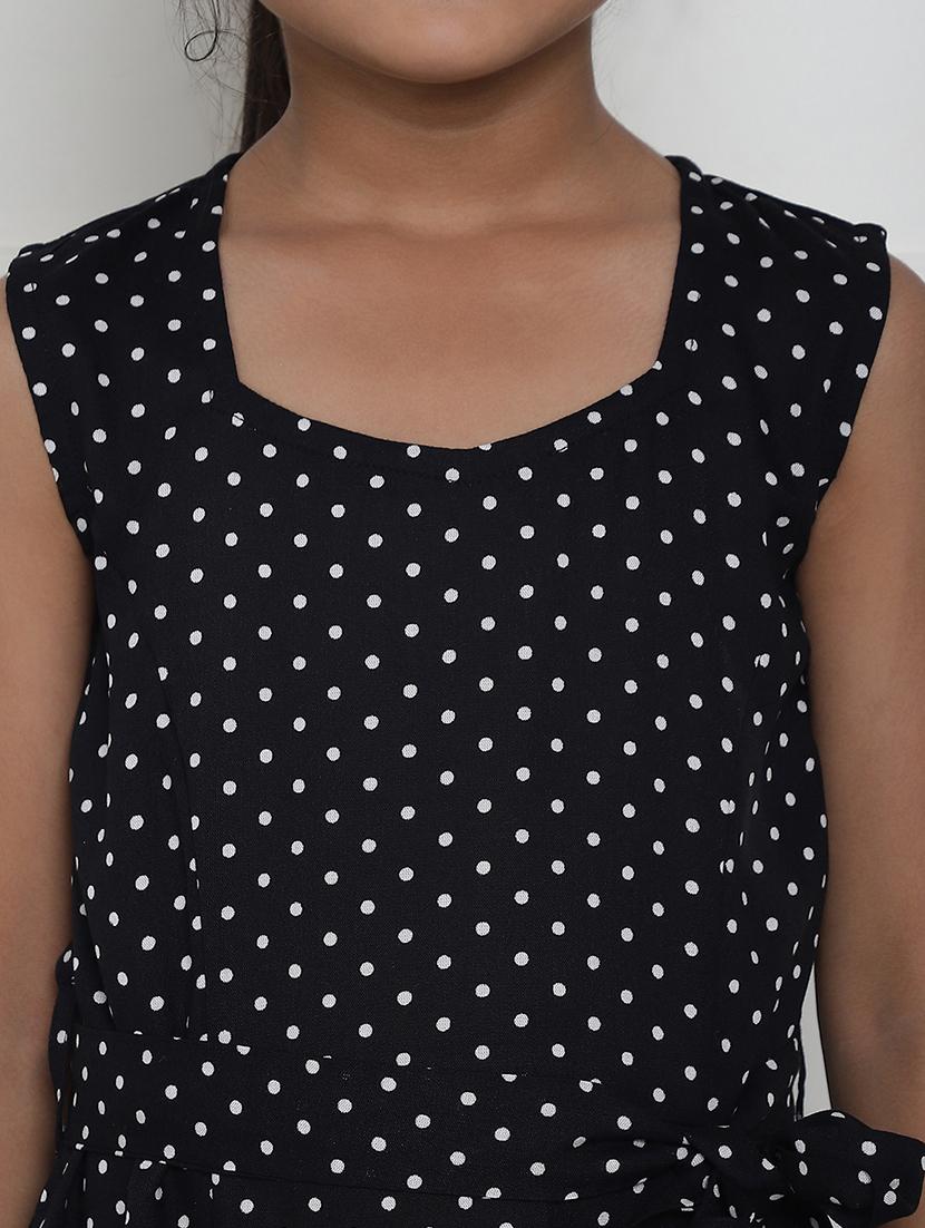 girls polka dot sleeveless regular fit a-line dress - 21731737 - Standard Image - 5