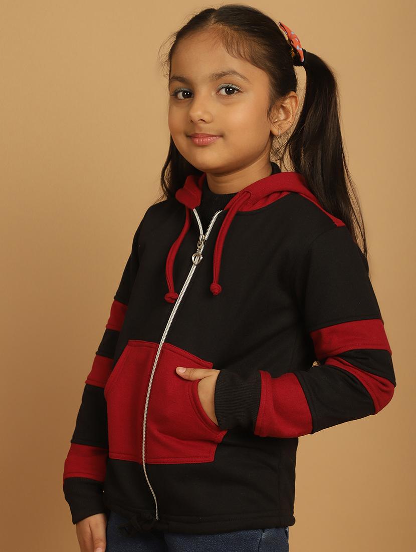 girls color block long sleeve sweatshirt - 21731956 - Standard Image - 3