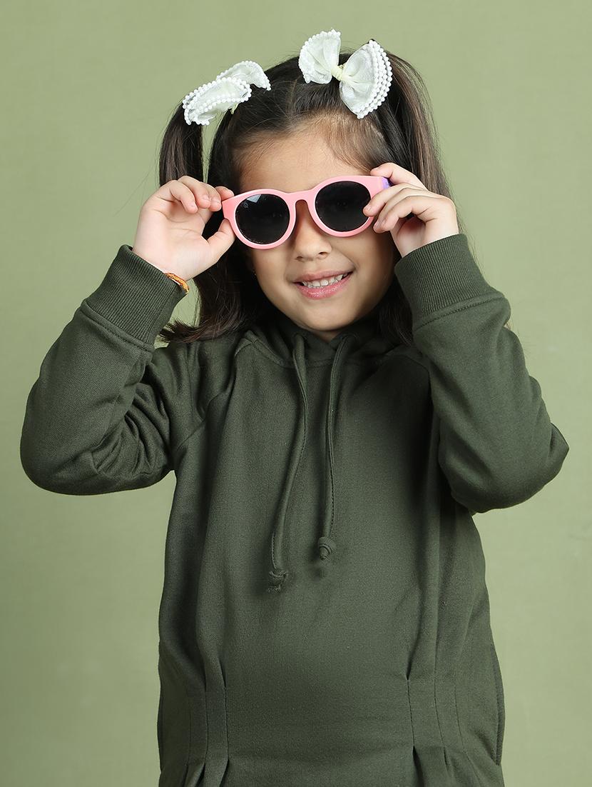 girls solid long sleeve sweatshirt - 21731980 - Standard Image - 3
