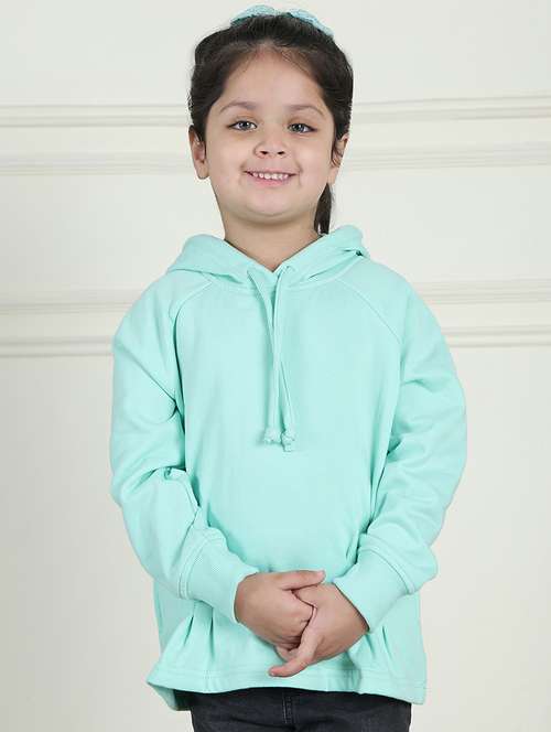 girls solid long sleeve sweatshirt - 21731991 - Standard Image - 0