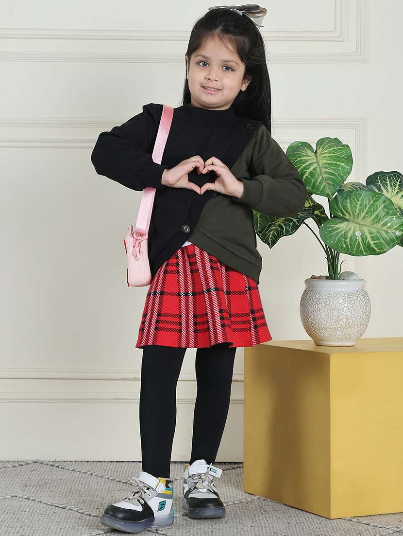 girls color block long sleeve sweatshirt - 21731993 - Standard Image - 5