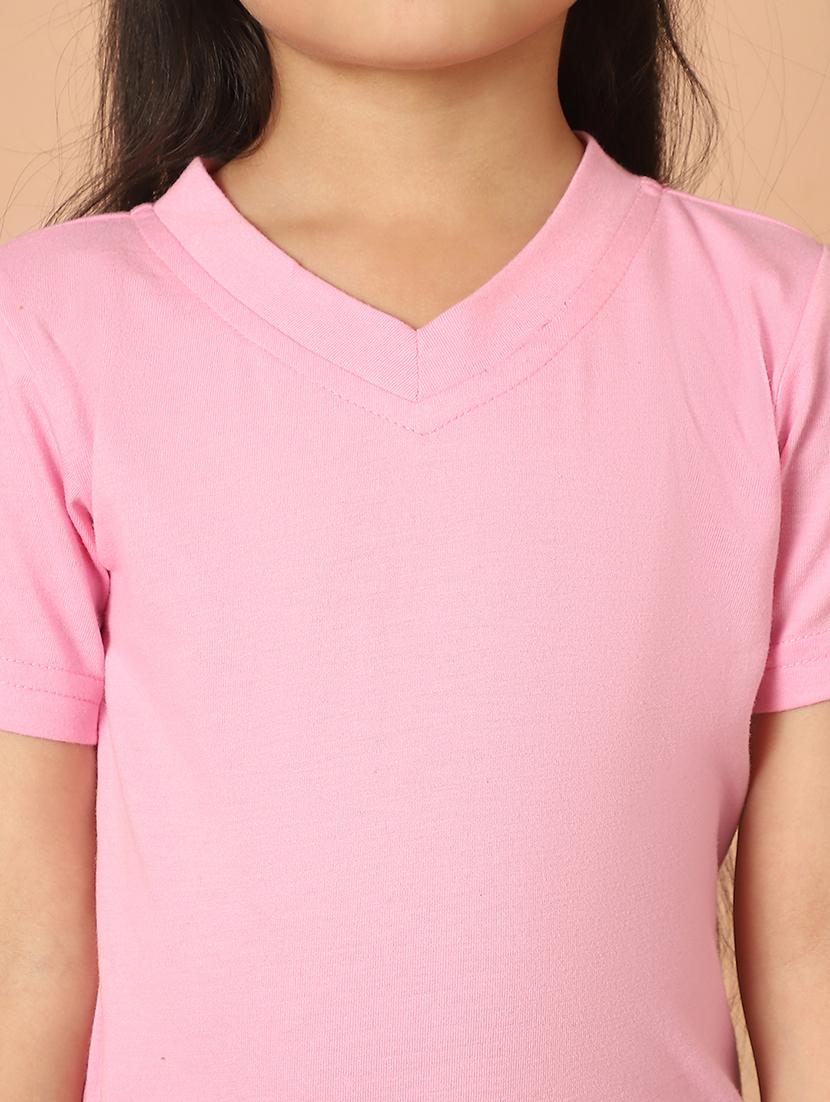 girls solid short sleeve tee - 21732011 - Standard Image - 5