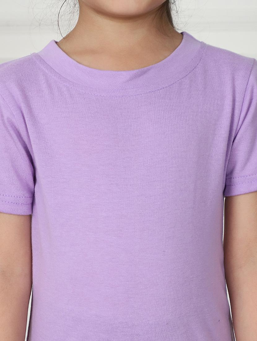 girls solid short sleeve tee - 21732025 - Standard Image - 5