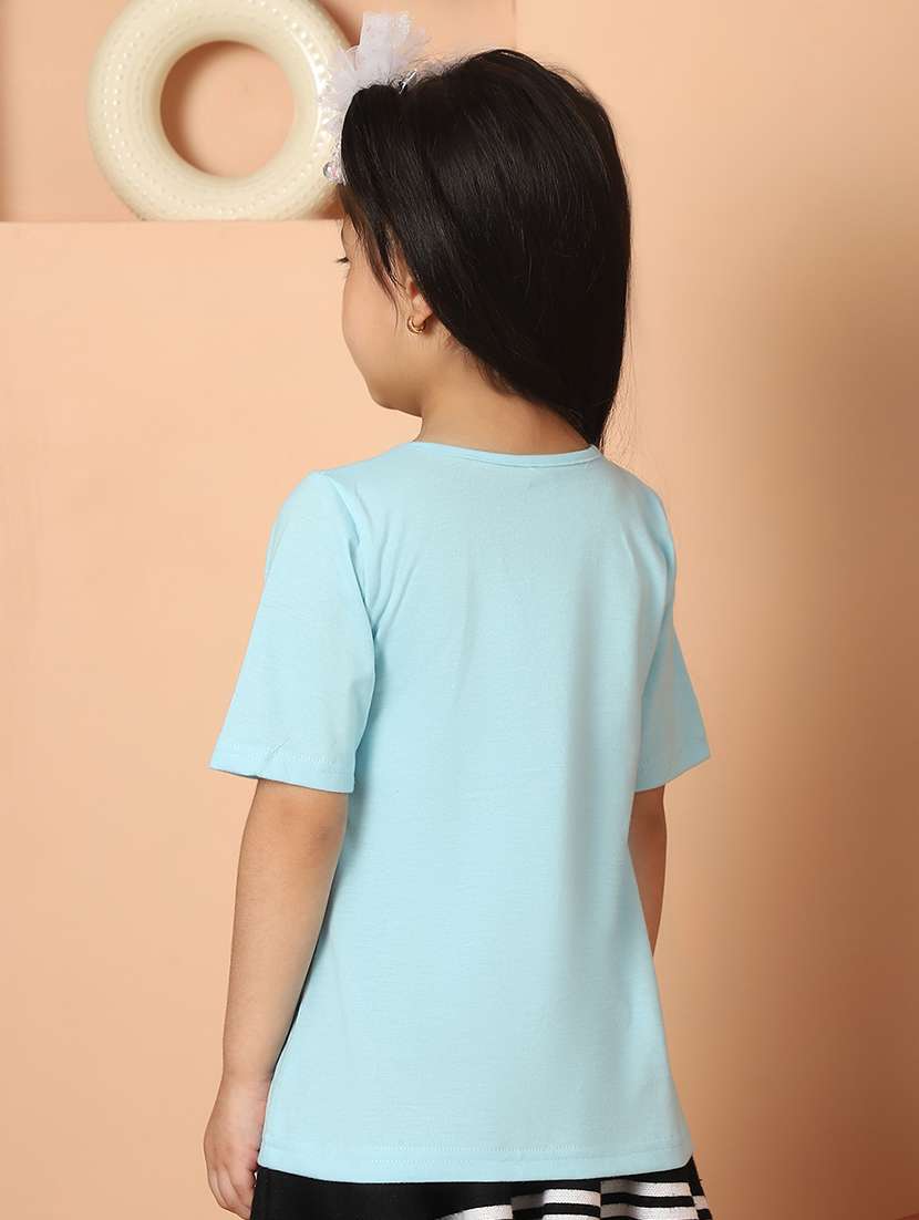 girls solid short sleeve top - 21732060 -  Standard Image - 3