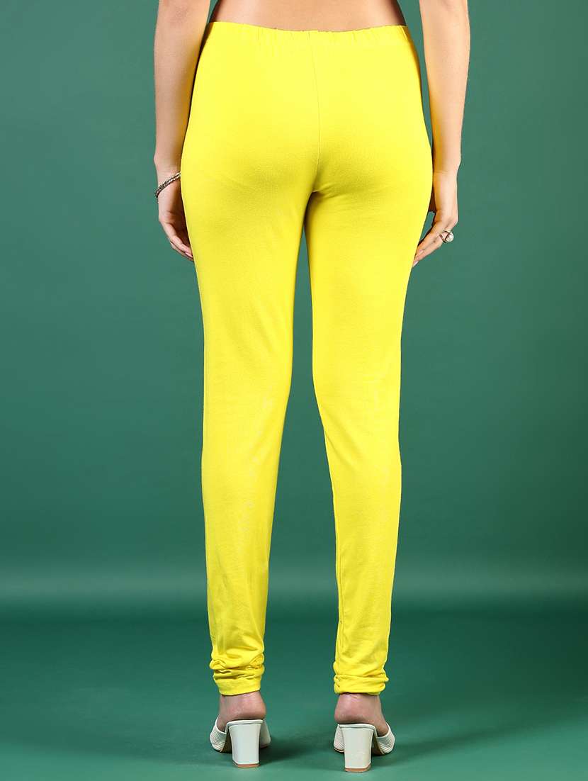 women solid mid rise full length legging - 21732155 -  Standard Image - 3