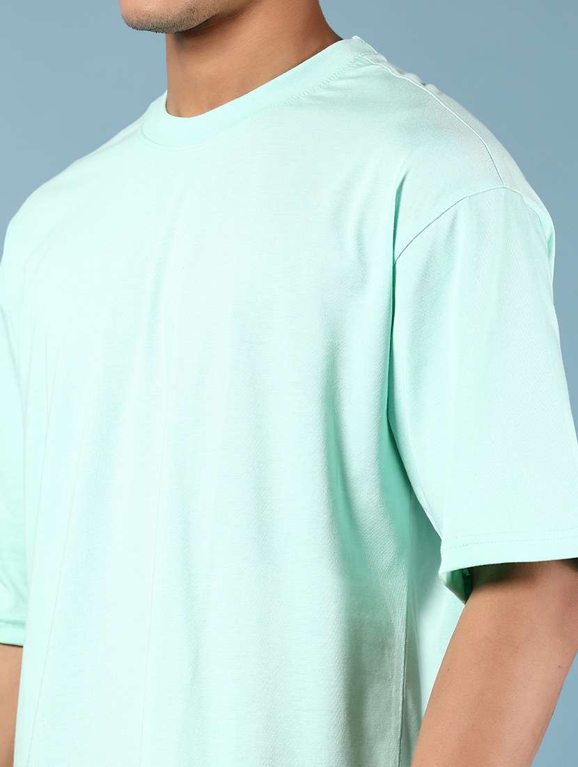 Men Back Print Round Neck Regular Fit T-shirt - 21732163 -  Standard Image - 3