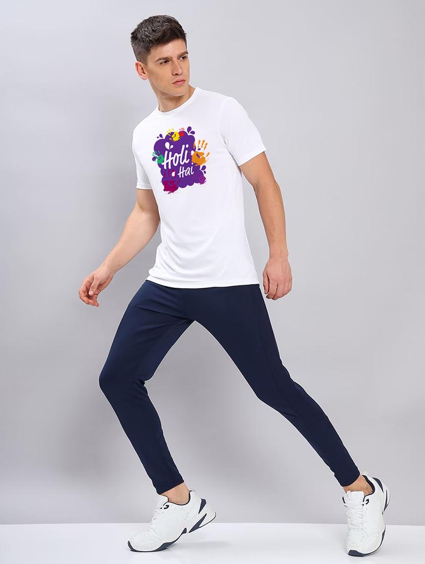 men printed short sleeves holi t-shirt - 21732378 - Standard Image - 3