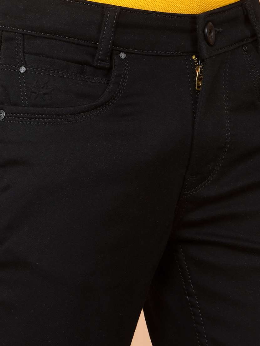 boys solid mid rise jeans - 21732549 -  Standard Image - 5