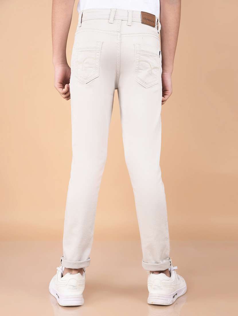 boys solid mid rise jeans - 21732550 -  Standard Image - 3