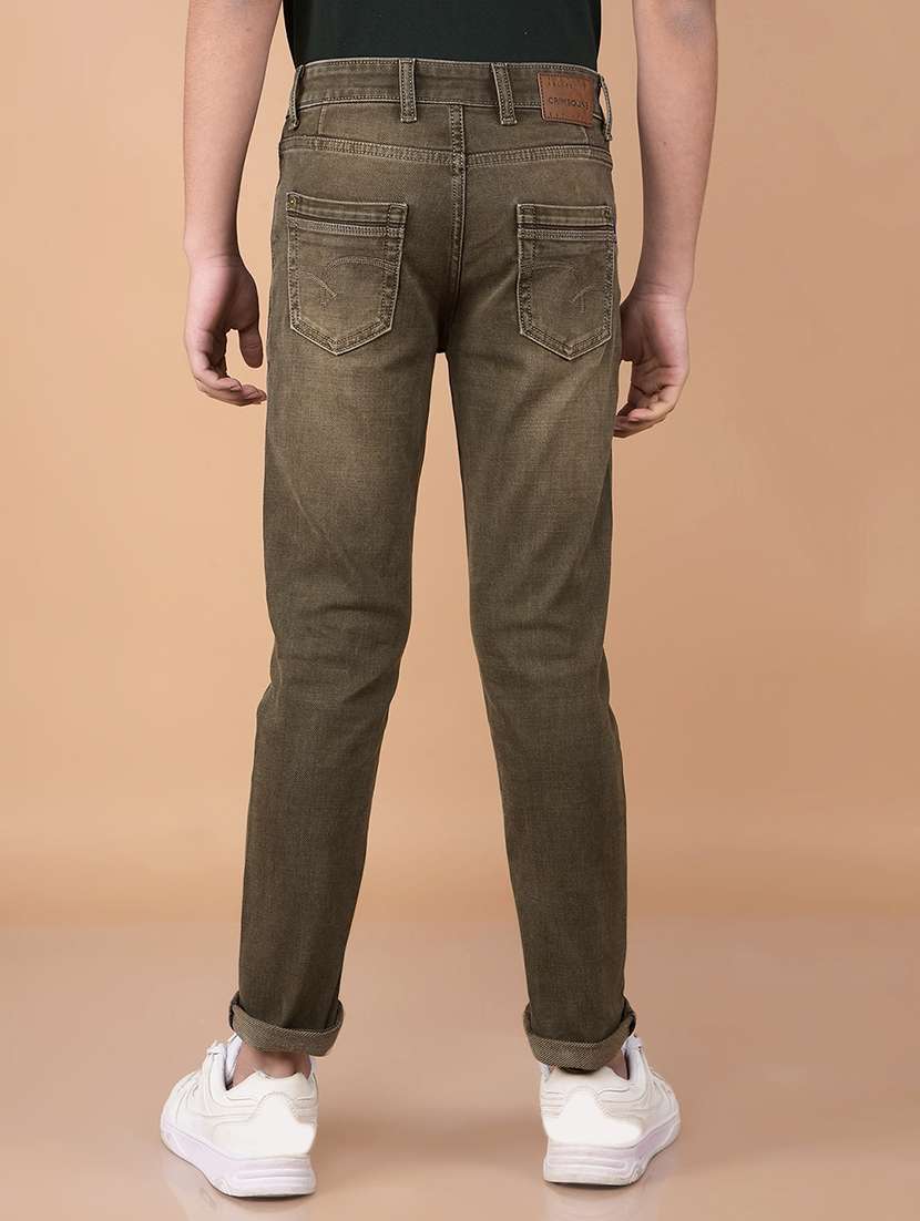 boys mid rise washed jeans - 21732555 -  Standard Image - 3
