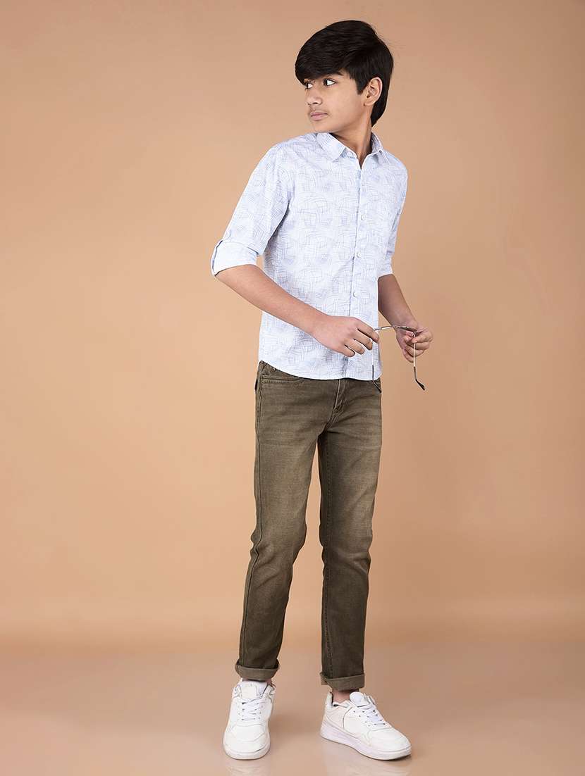 boys mid rise washed jeans - 21732555 -  Standard Image - 5