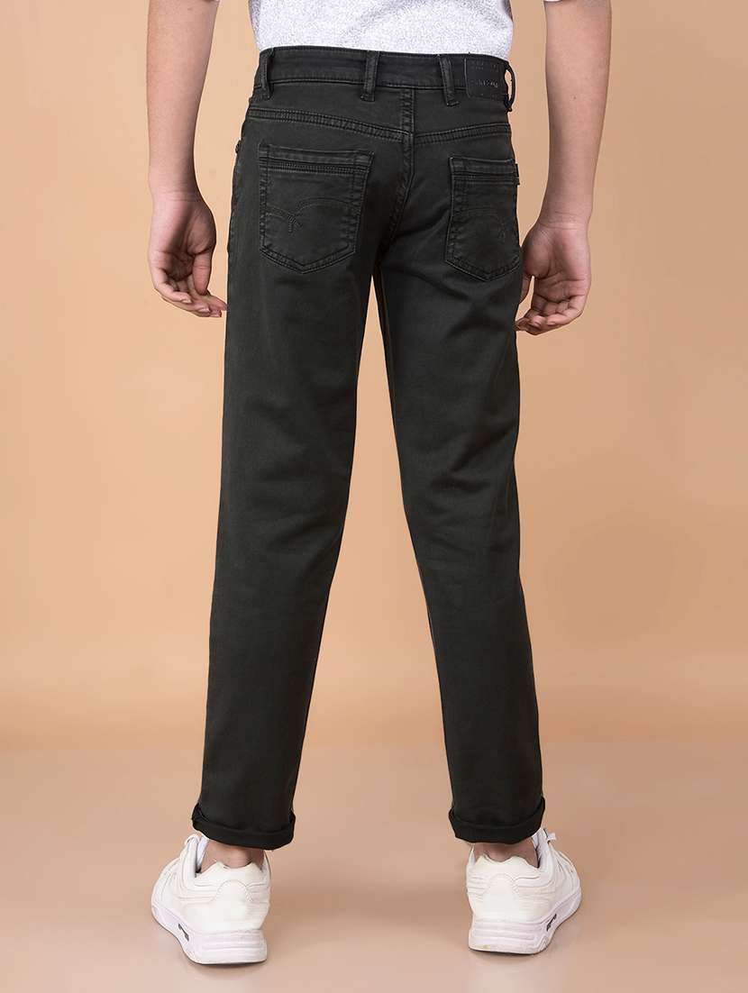 boys mid rise plain jeans - 21732556 -  Standard Image - 3