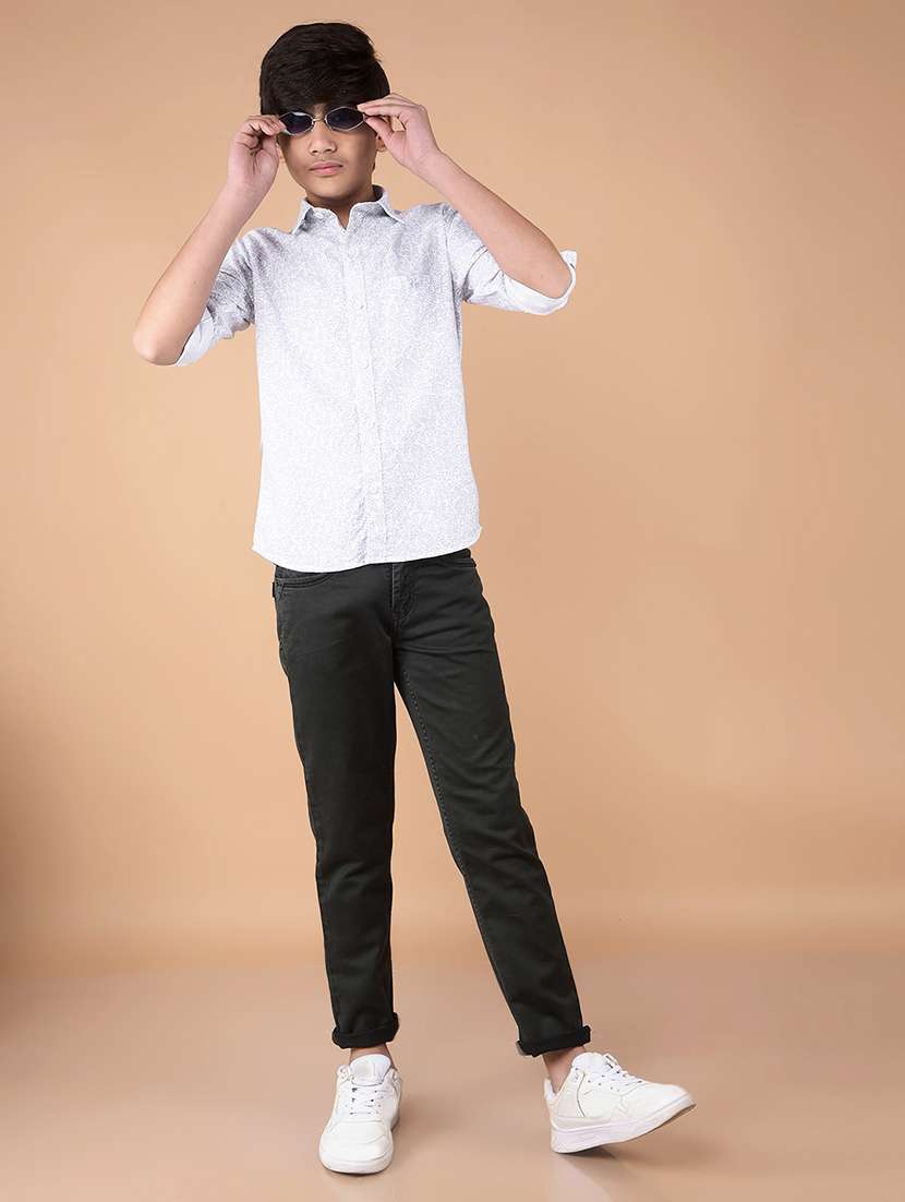 boys mid rise plain jeans - 21732556 -  Standard Image - 5