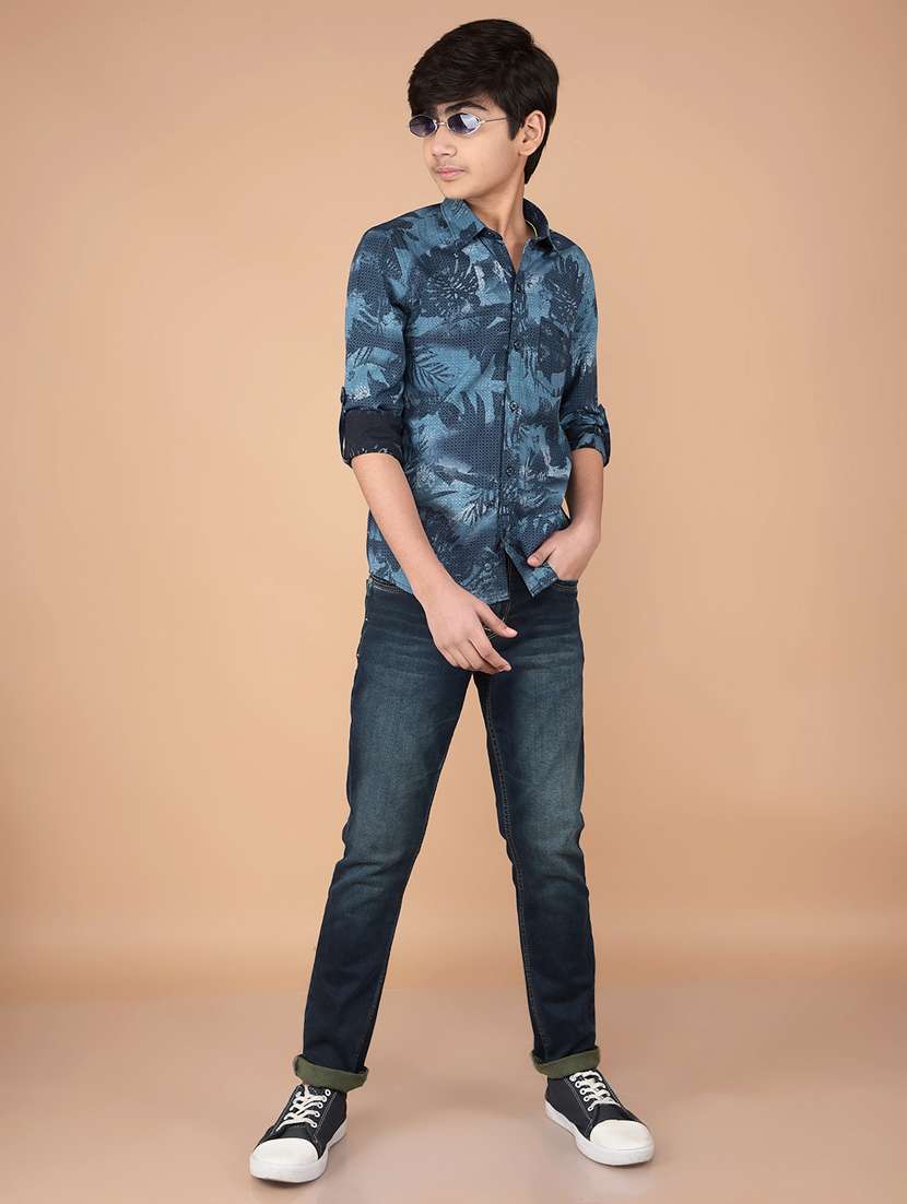 boys printed long sleeve shirt - 21732564 -  Standard Image - 5