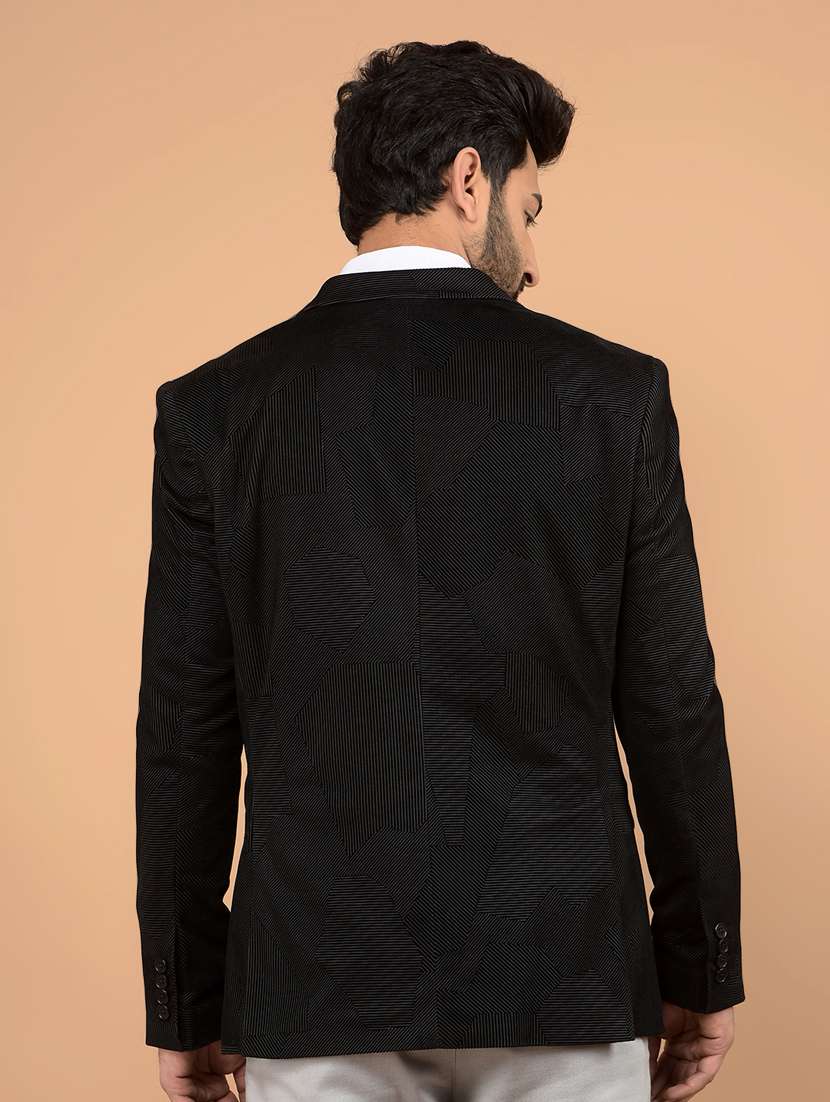 women solid single breasted casual blazer - 21732587 -  Standard Image - 3