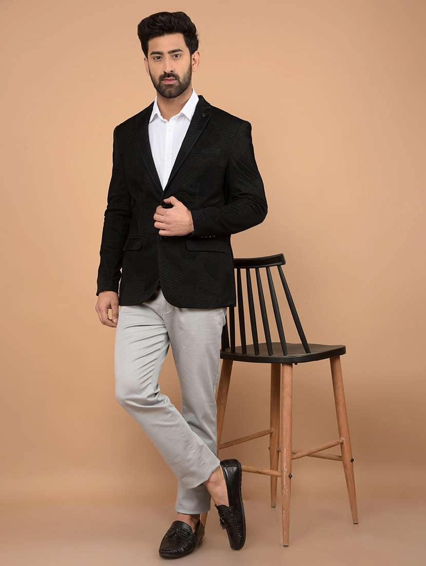 women solid single breasted casual blazer - 21732587 -  Standard Image - 5