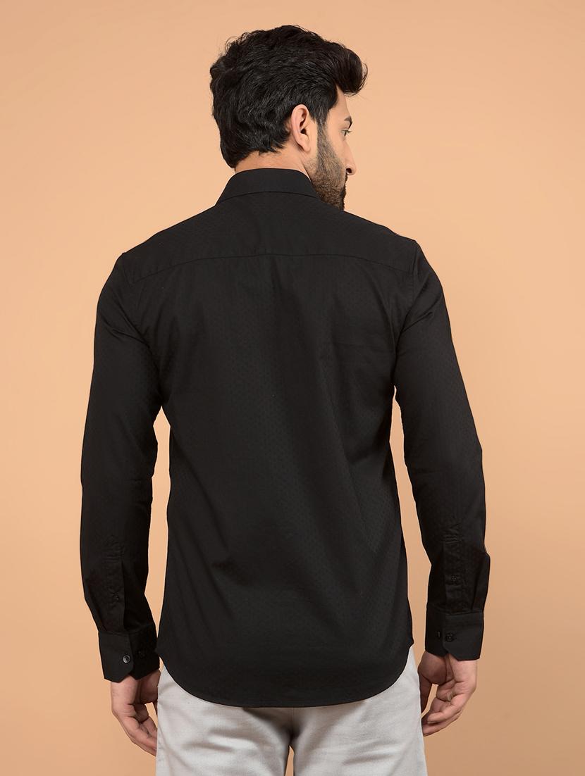 men long sleeves self design casual shirt - 21732630 - Standard Image - 3