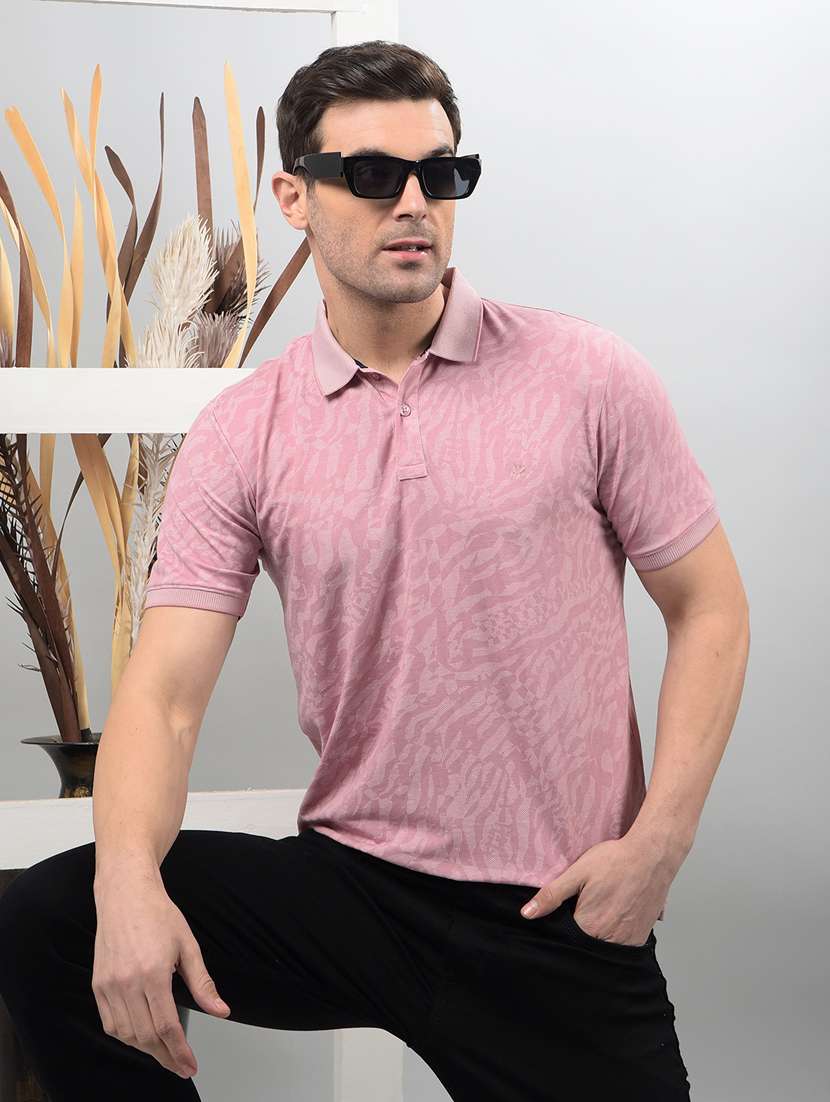 men short sleeves self design polo t-shirt - 21732718 -  Standard Image - 3