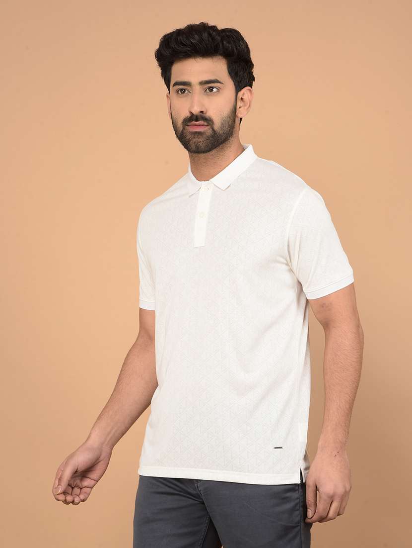 men short sleeves printed polo t-shirt - 21732727 - Zoom Image - 0