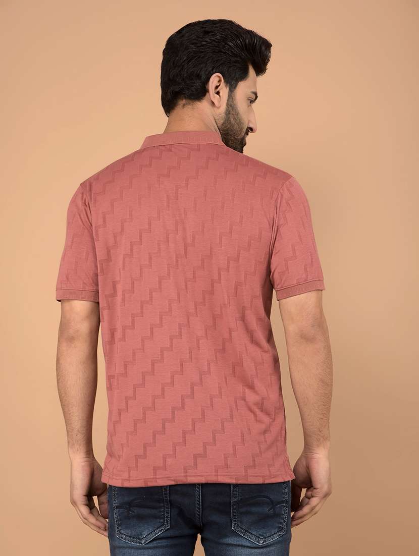 men short sleeves self design polo t-shirt - 21732729 -  Standard Image - 3