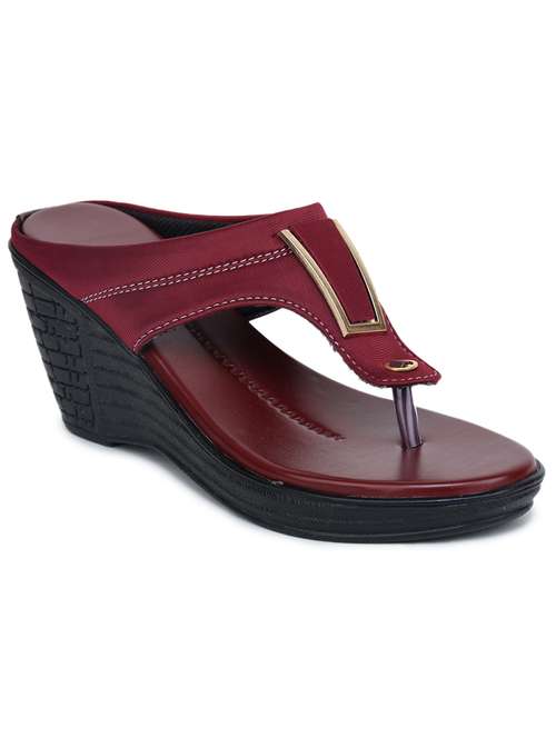 women solid toe separator wedges - 21732746 - Standard Image - 0