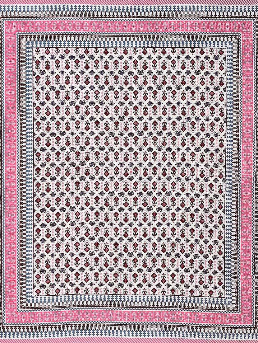 printed bedsheet with coordinated pillow covers - 21732922 - Standard Image - 3